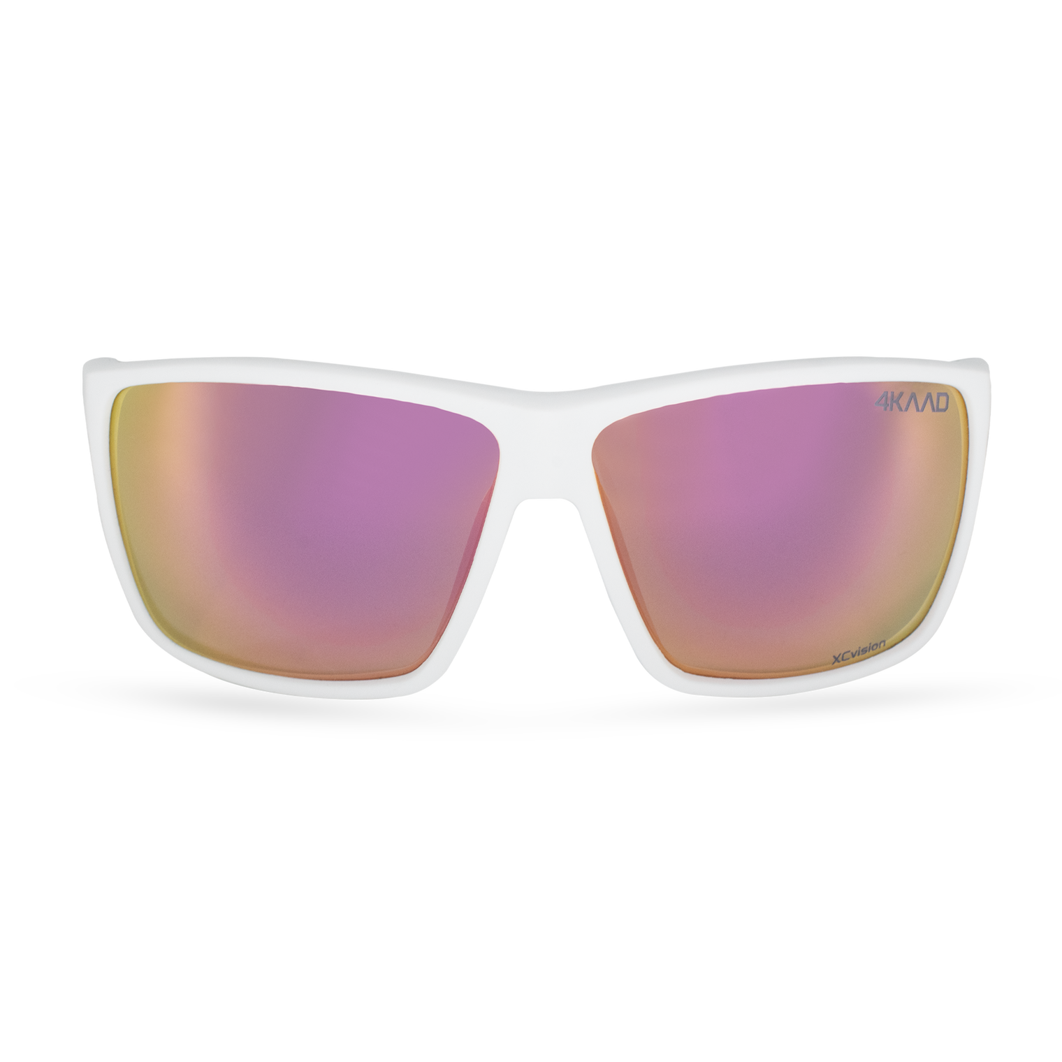 SUNSET SPORT white matt, pink Multi Layer Mirror XCvision lens
