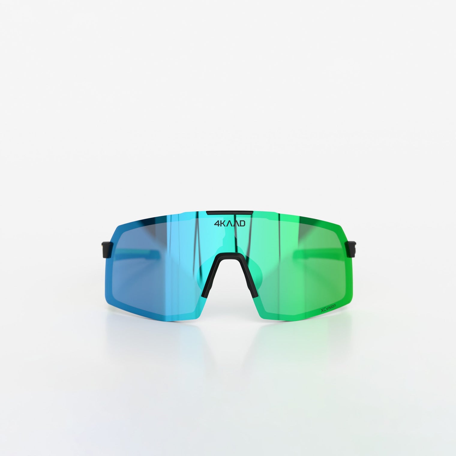 BEAT RACE Sports Glasses - green yellow, with green MULTI LAYER MIRROR lens