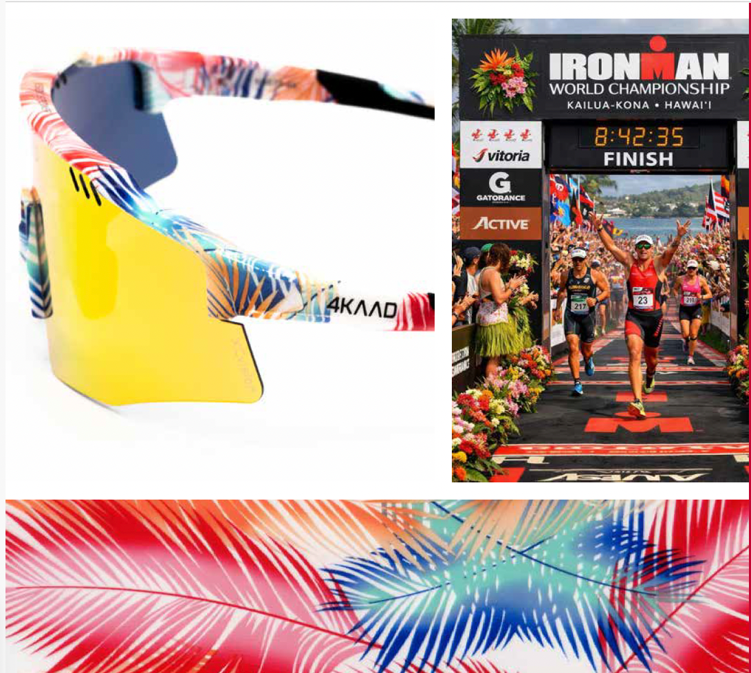 MIRADOR AEROLITE 2 TRI, palm red blue, orange mirror