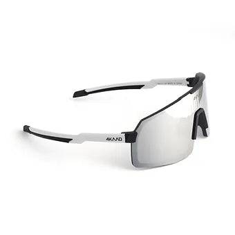 BEAT RACE, white black, silver mirror - 4KAAD