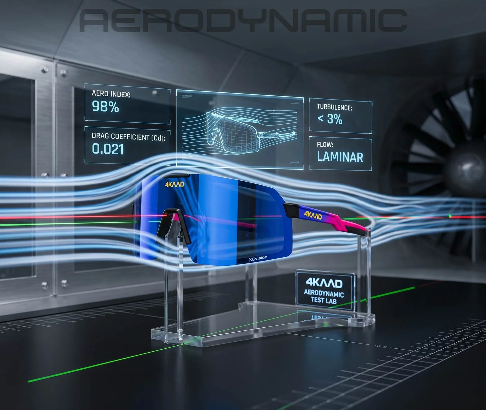 The fastes and most aerdynamic cycling glasses at 4KAAD