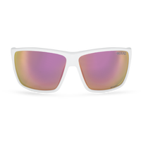 SUNSET SPORT white matt, pink Multi Layer Mirror XCvision lens