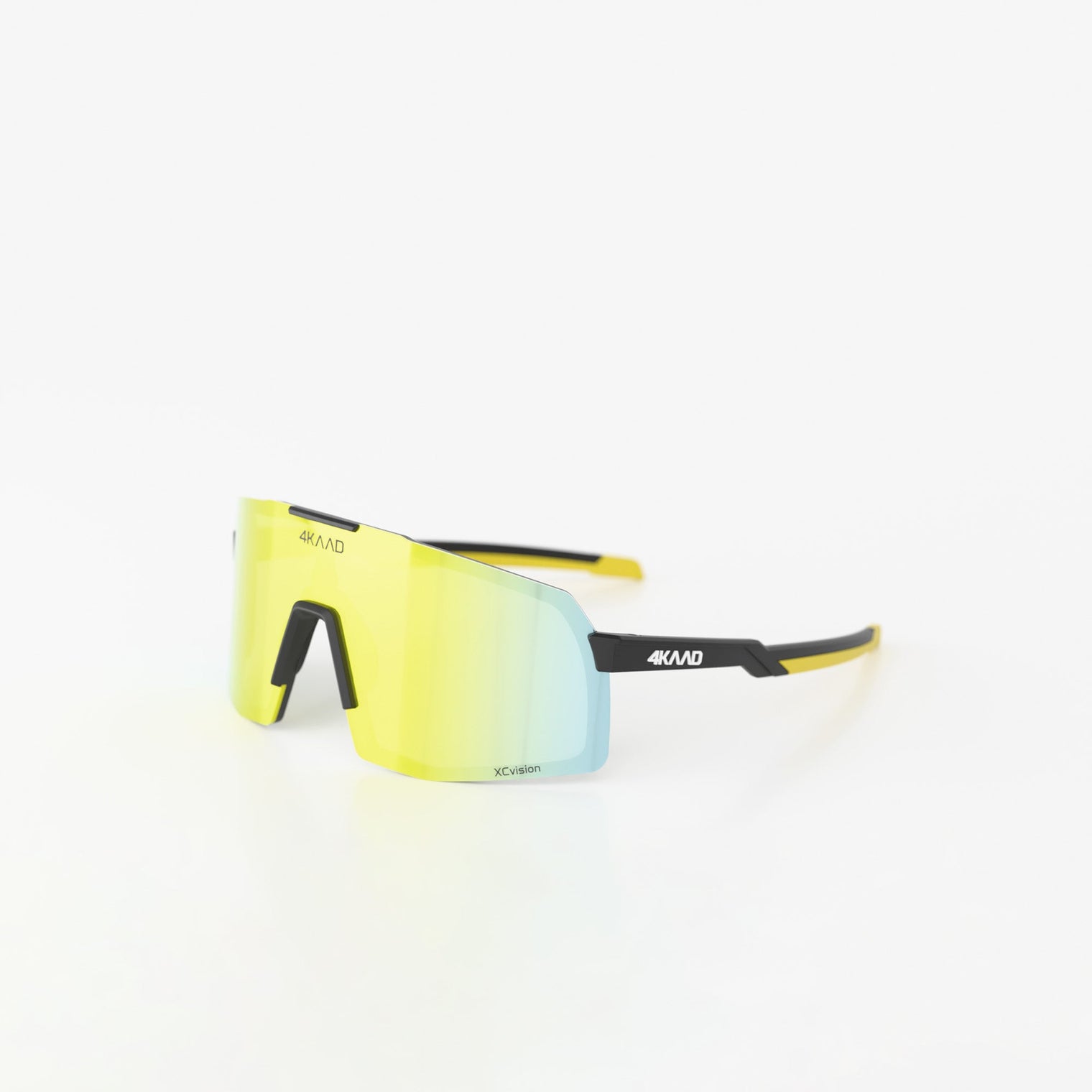 BEAT RACE Sports Glasses - black gold, with gold MULTI LAYER MIRROR lens