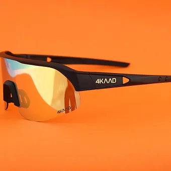 Pulse Active sports eyewear , black gold mirror - 4KAAD